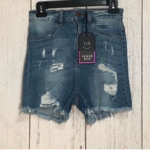 Fashion Nova Aphrodite high waisted jean shorts
